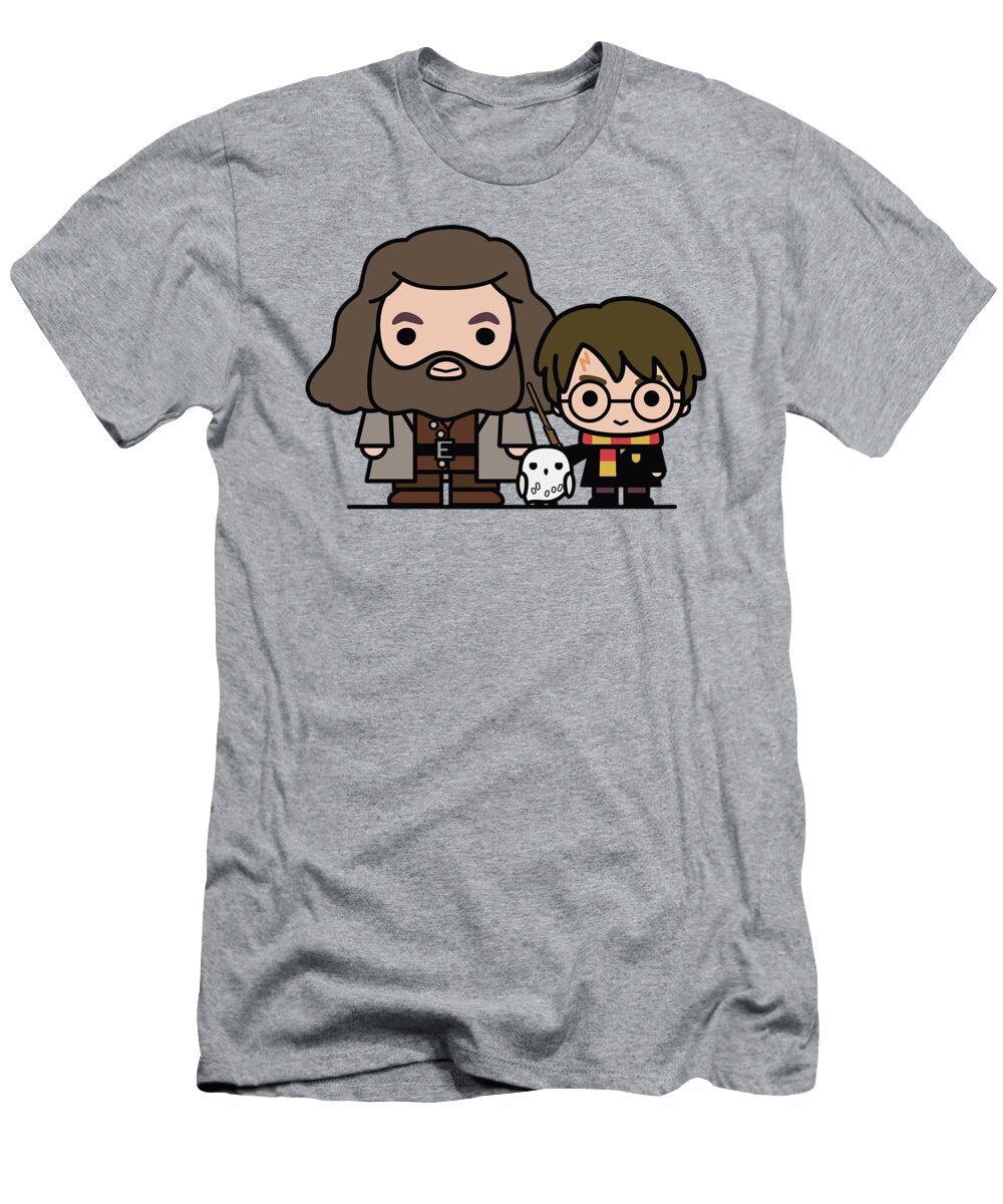 Harry Potter Hagrid Hedwig Chibi Jonjoy Flora T-Shirt