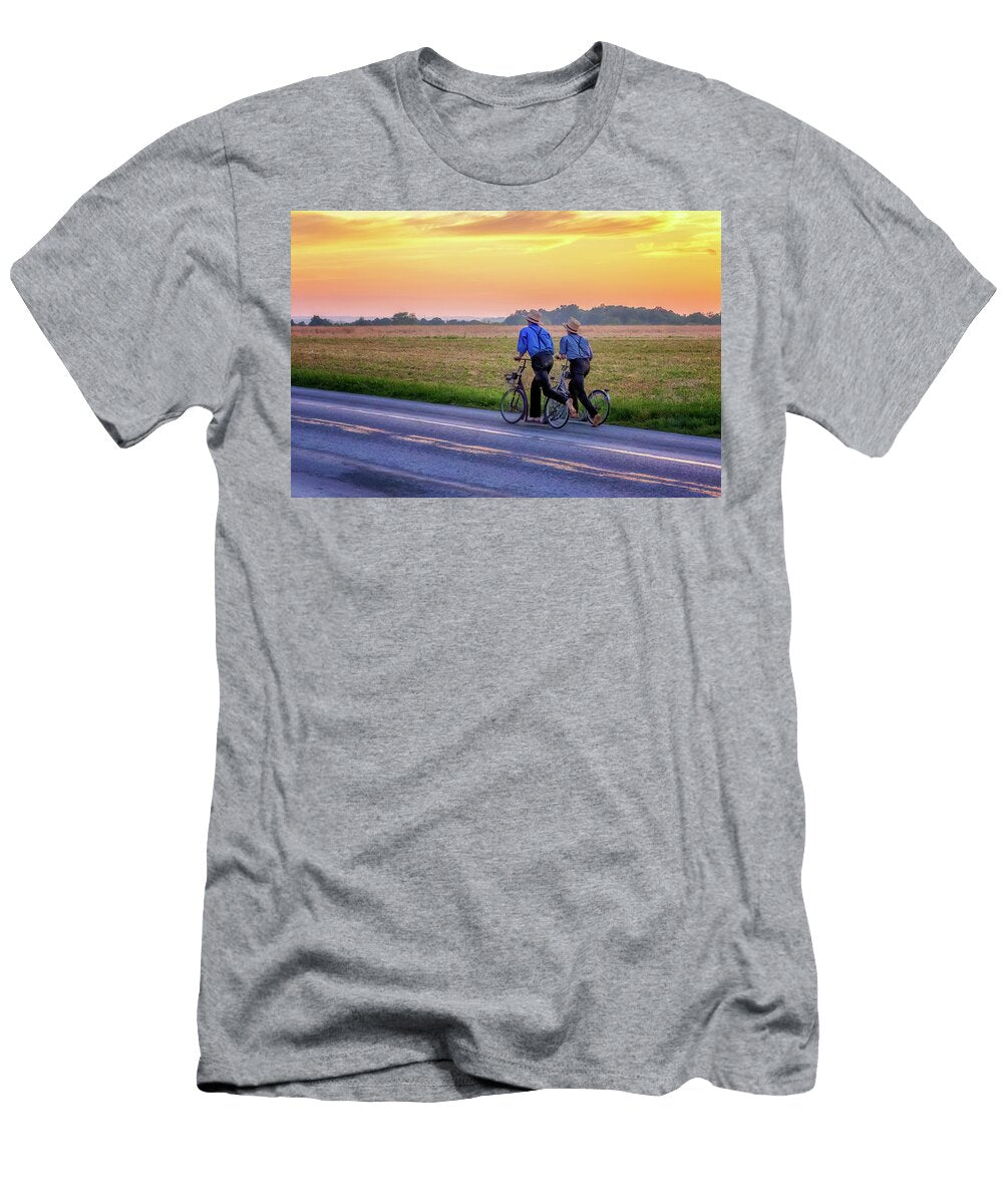 Heading Home At Sunset Susan Rissi Tregoning T-Shirt