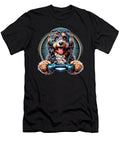 Headphone Video Game Aussiedoodle Dog Gaming Yah Lishr T-Shirt