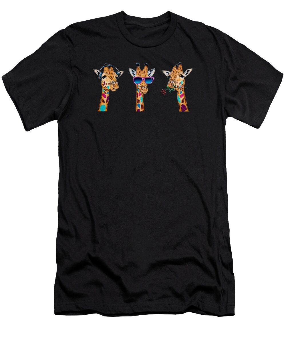 Hear No Evil Giraffe Sophie Bliss Kilpatrick T-Shirt
