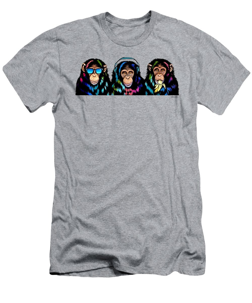 Hear No Evil Monkey Sophie Bliss Kilpatrick T-Shirt