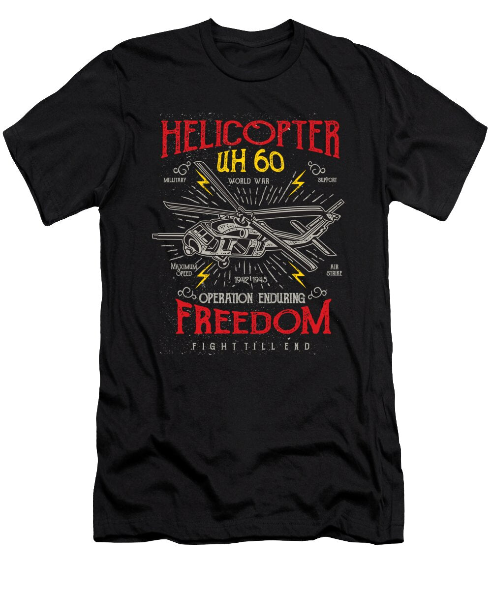 Helicopter Long Shot T-Shirt