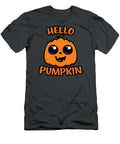 Hello Pumpkin Cute Halloween Jack O Lantern John Schwegel T-Shirt