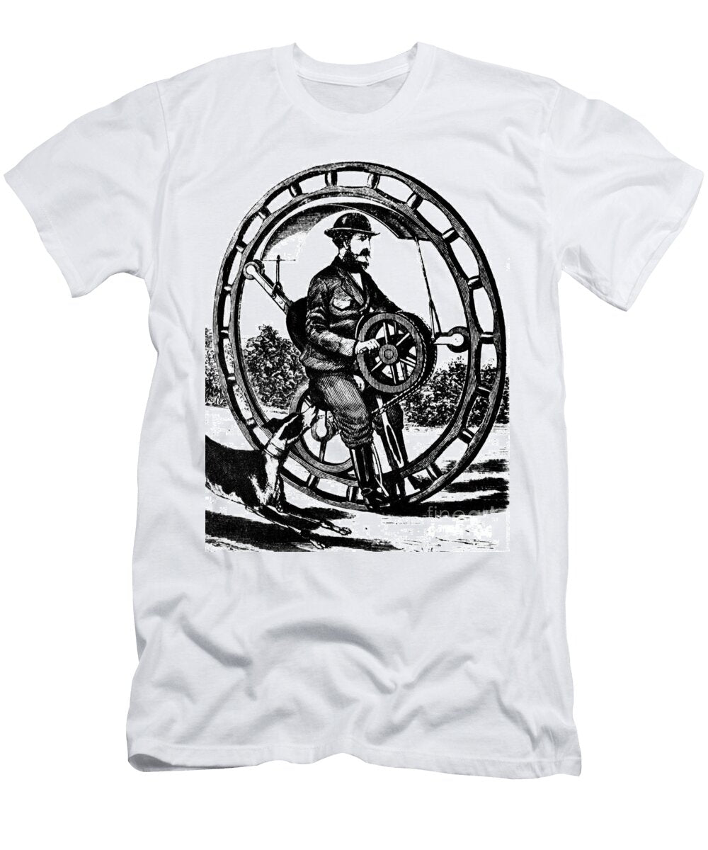 Hemmings Unicycle Hand Powered Science Source T-Shirt