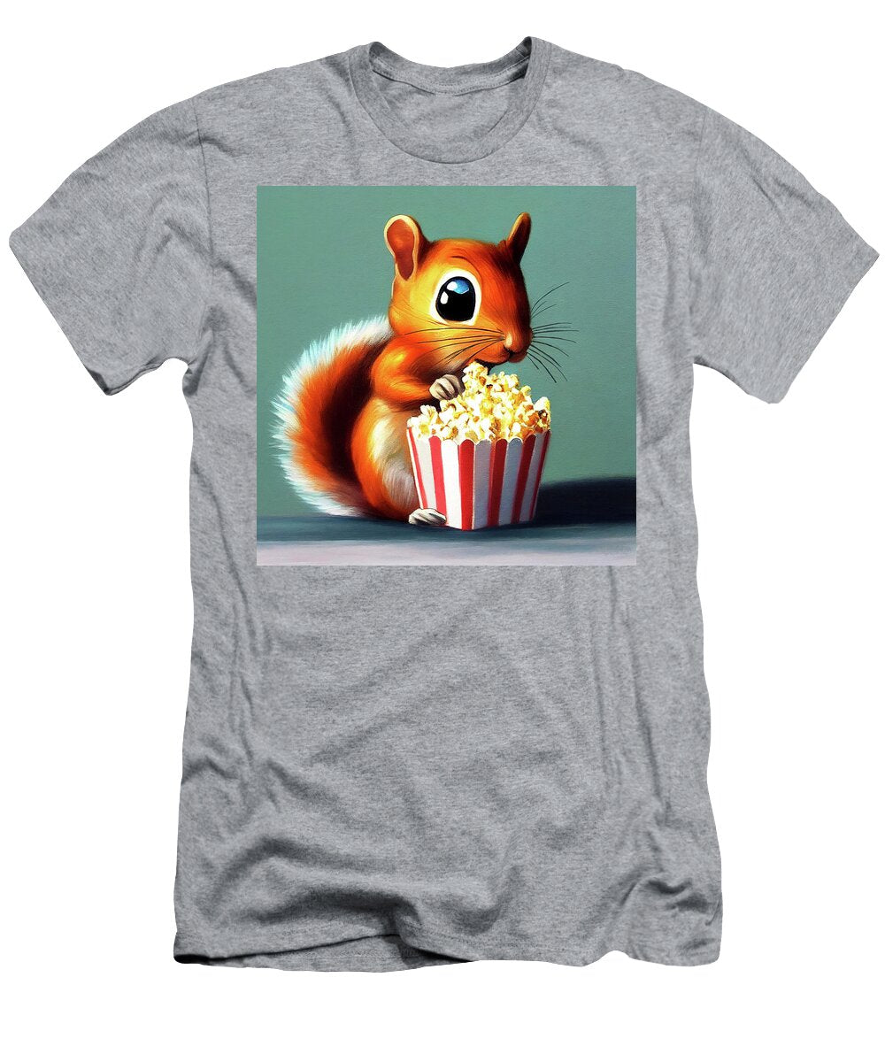 Here for the Show Squirrel Art Mark Tisdale T-Shirt