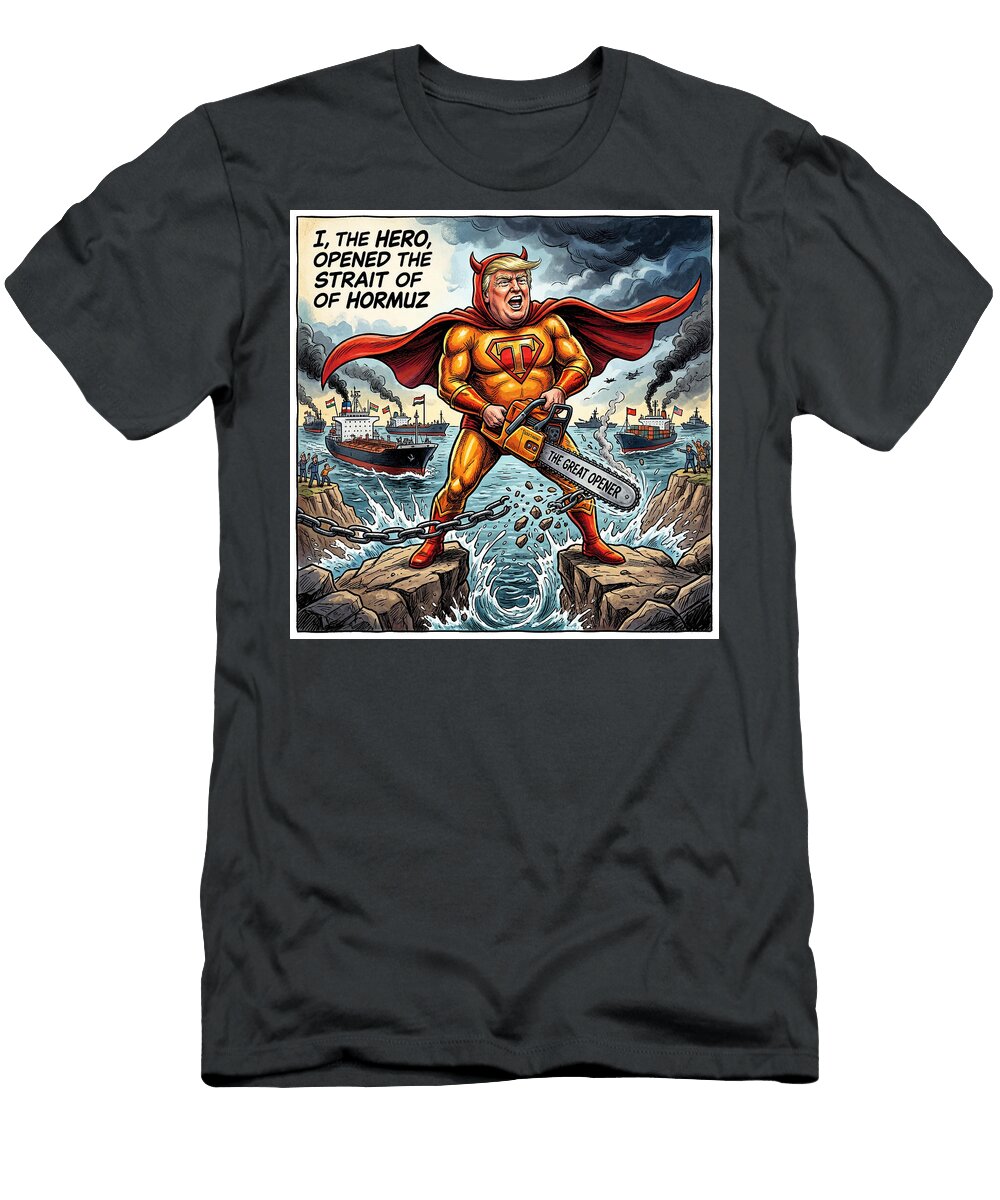 Hero Opening the Strait of Hormuz Ego Crash T-Shirt