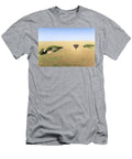 Hills in the Desert Hot Aire Balloon Bruno Cossa T-Shirt