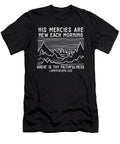 His Mercies Are New Every Morning Faith Quote Church Worship Maximus Designs T-Shirt