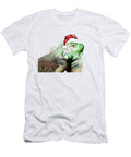 Ho Ho Hoguana Festive Iguana Art Sharon Cummings T-Shirt