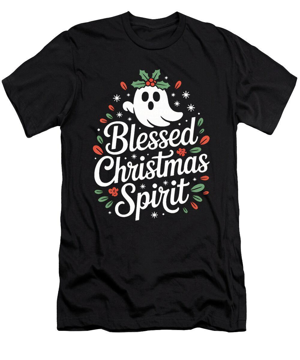 Holy Ghost Floral Blessed Christmas Spirit Sophie Eleanor T-Shirt