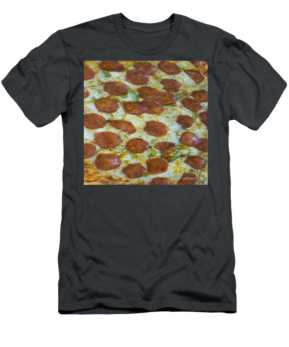 Homemade Pizza Background Candy Frangella T-Shirt