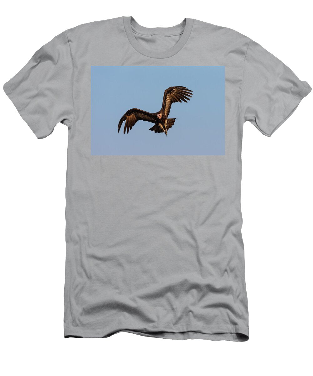 Hooded Vulture Flying Khwai Conservancy Botswana Ann Steve Toon Natureplcom T-Shirt