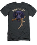 Horny Bitch Black Labrador Retriever David Burgess T-Shirt
