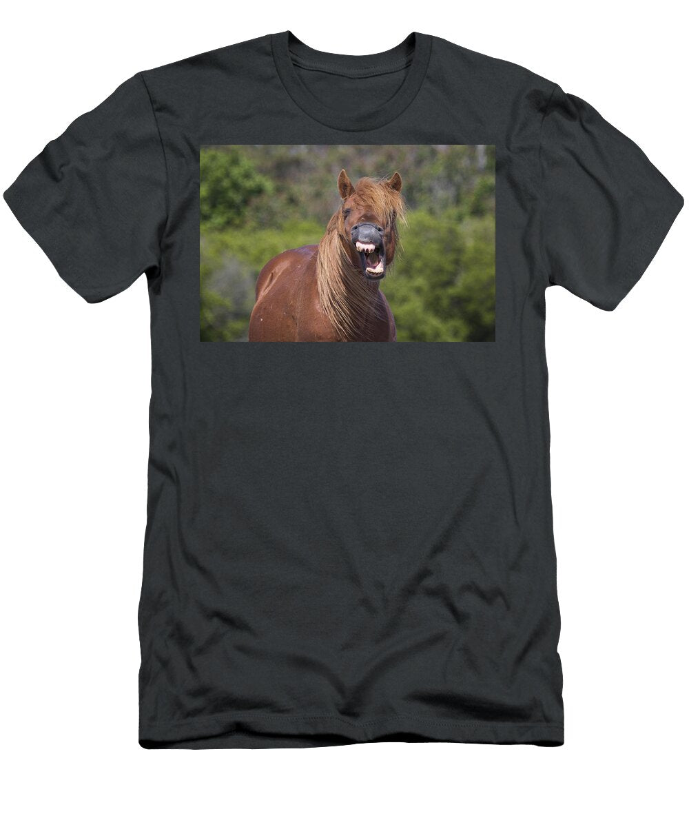 Horse Yawn Stephanie Mcdowell T-Shirt