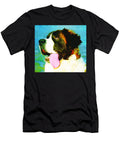 How Bout a Kiss St Bernard Art By Sharon Cummings Sharon Cummings T-Shirt