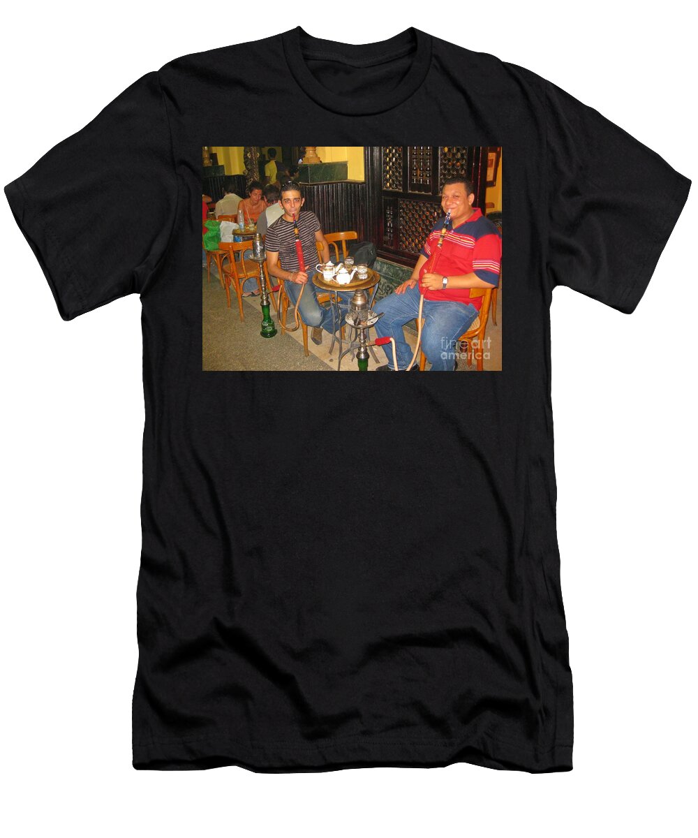Hubbly Bubbly Smokers in Cairo Egypt John Malone T-Shirt