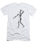 Human Muscular System Artistic View Vintage Anatomy Print Vintage Anatomy Prints T-Shirt