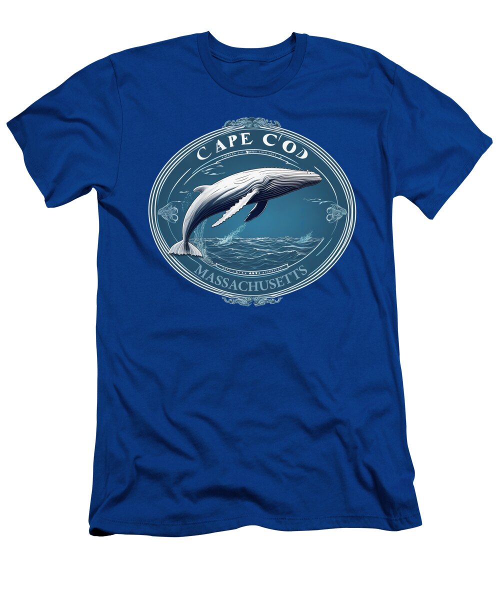 Humpback Whale Cape Cod Massachusetts Darius Aniunas T-Shirt