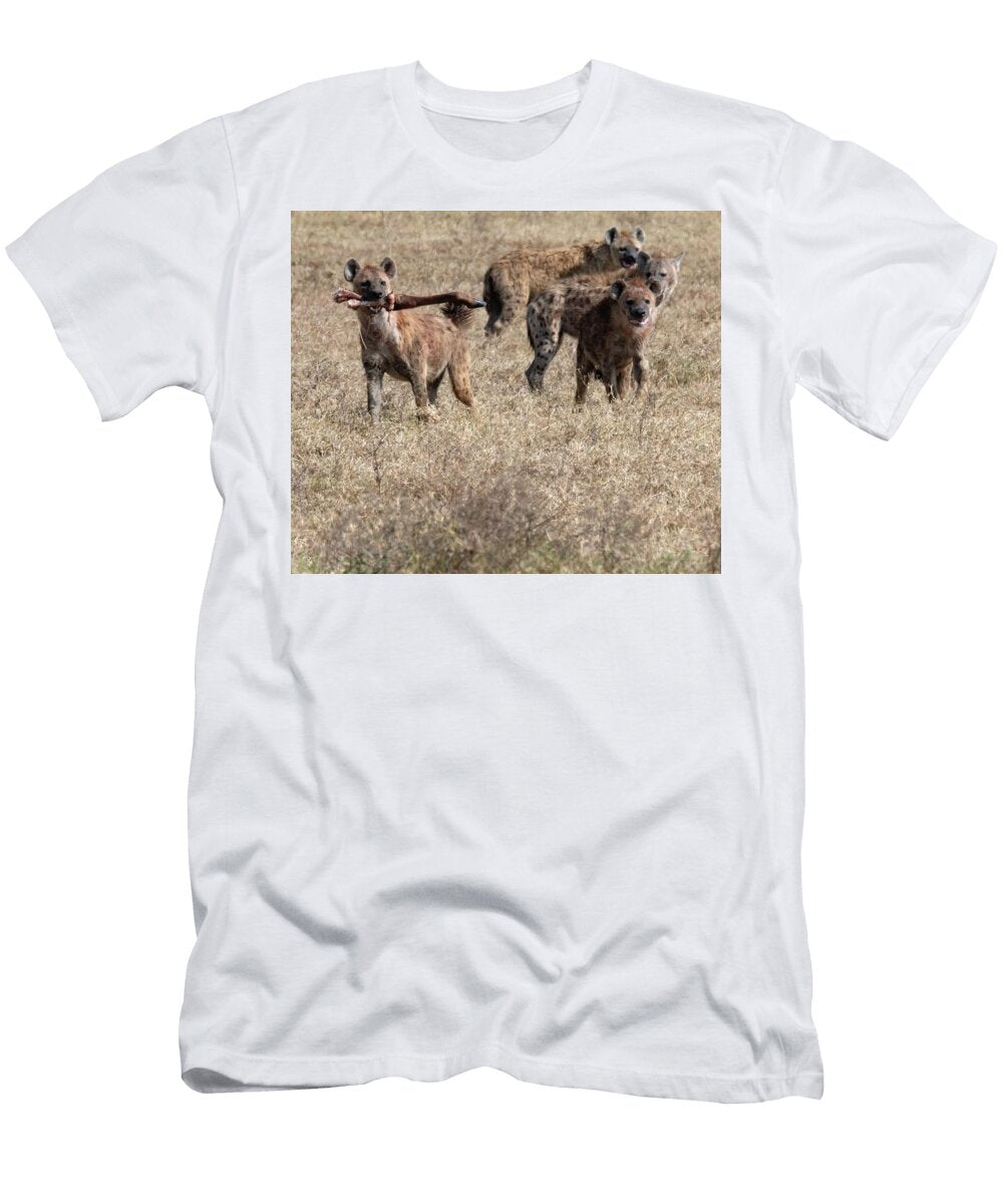Hyenas on the African Plain Jill Blasi T-Shirt