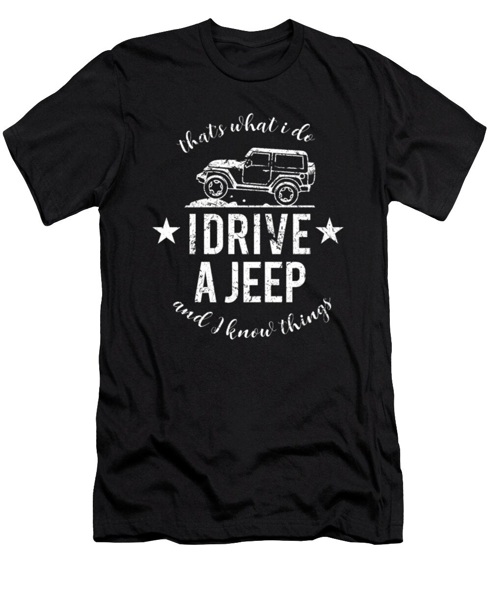 I Drive a Jeep Vintage Tinh Tran Le Thanh T-Shirt