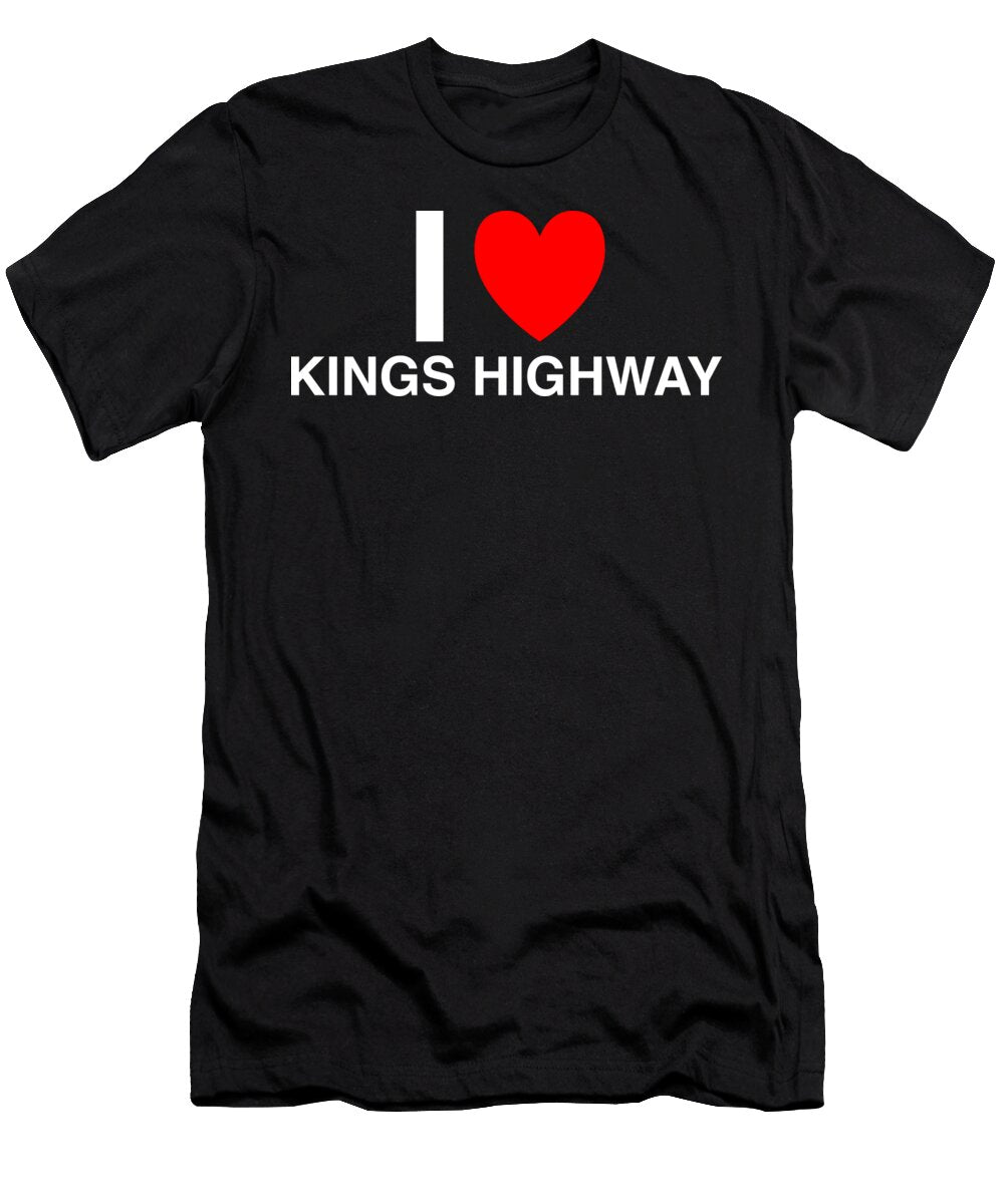 I Heart Kings Highway in Classic in Black I Heart Everything T-Shirt