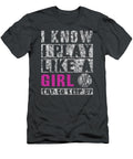 I Know I Play Like a Girl Softball Try to Keep Up Eli Adagrace T-Shirt