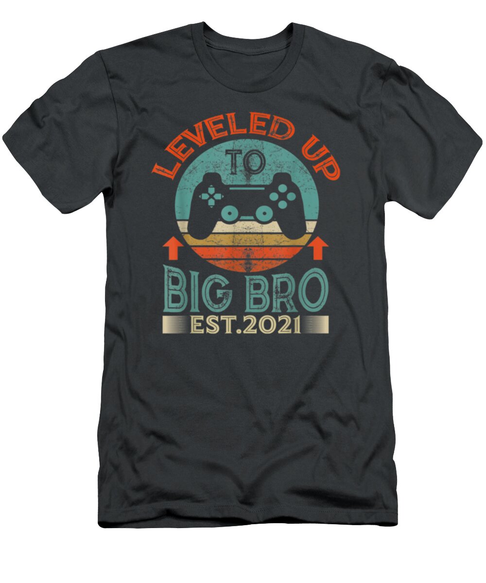 I Leveled Up to Big Brother Est 2021 Tinh Tran Le Thanh T-Shirt