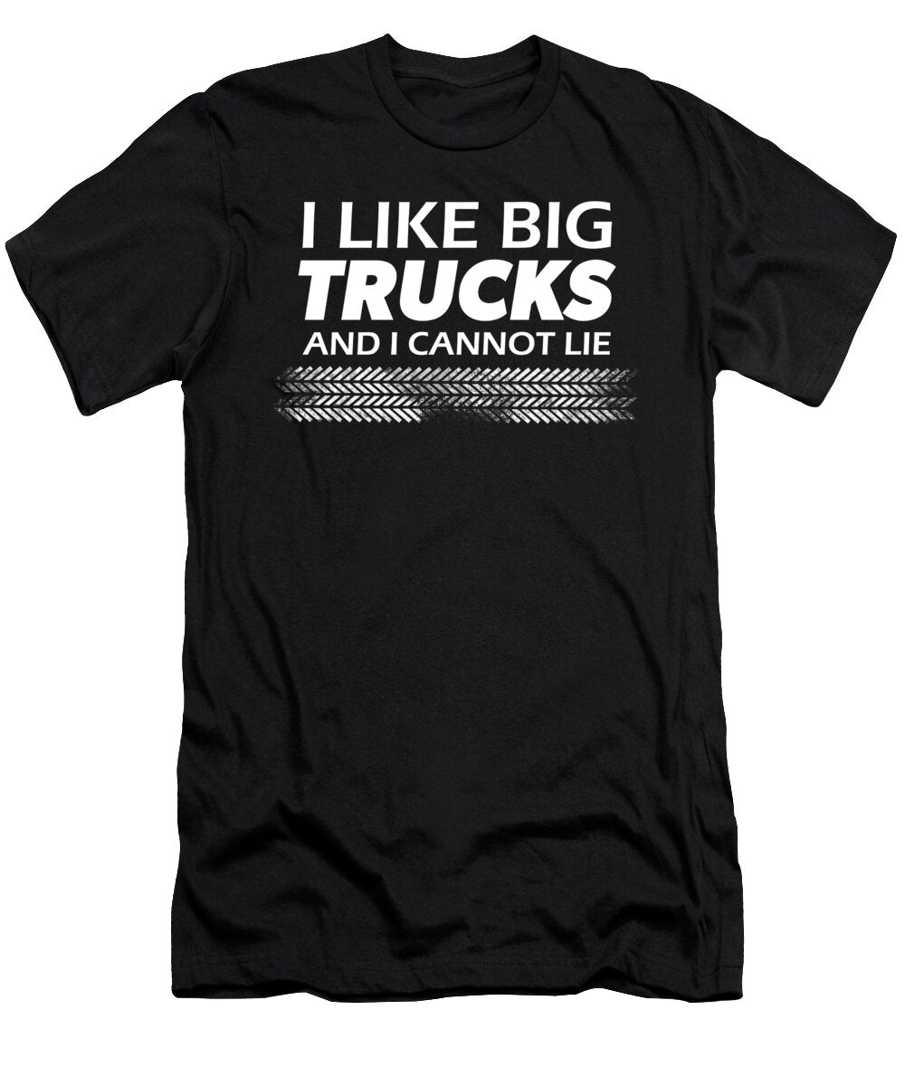 I Like Big Monster Trucks L Tire Tracks Alessandra Roth T-Shirt