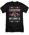I Like Big Trucks Monstertruck Ugly Christmas Sweater Alessandra Roth T-Shirt