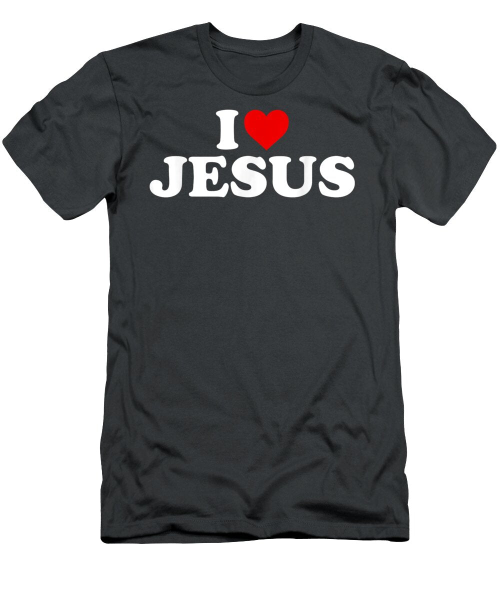 I Love Jesus Heart Mateo Kerry T-Shirt