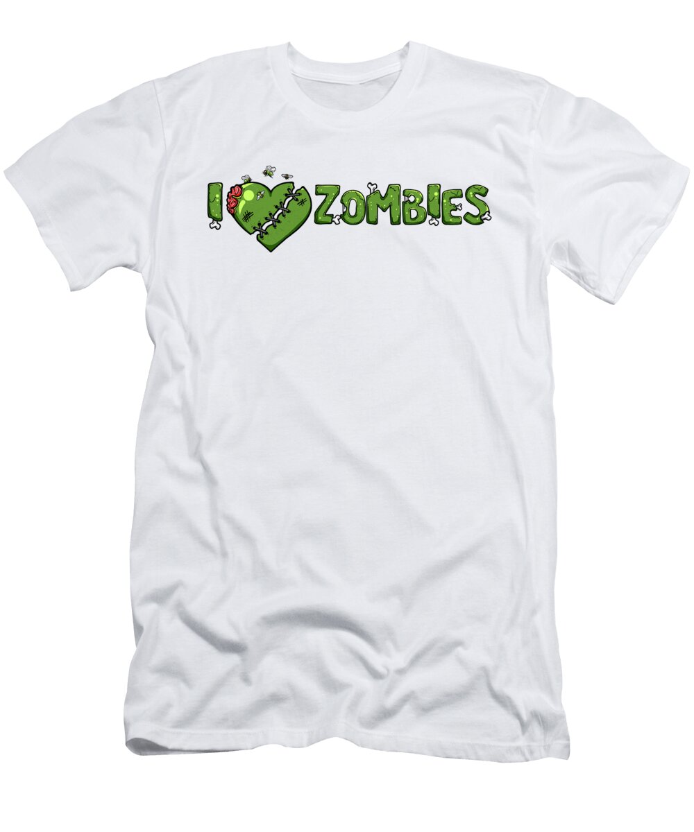 I Love Zombies Simon Breeze T-Shirt