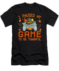 I Paused My Game to Be Thankful Thanksgiving Boy Studi Alex T-Shirt