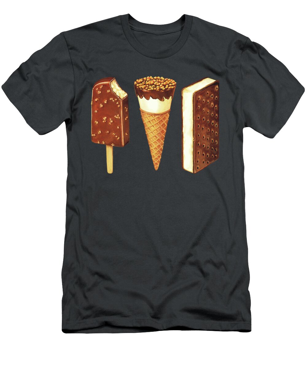 Ice Cream Novelties Pattern Kelly Gilleran T-Shirt