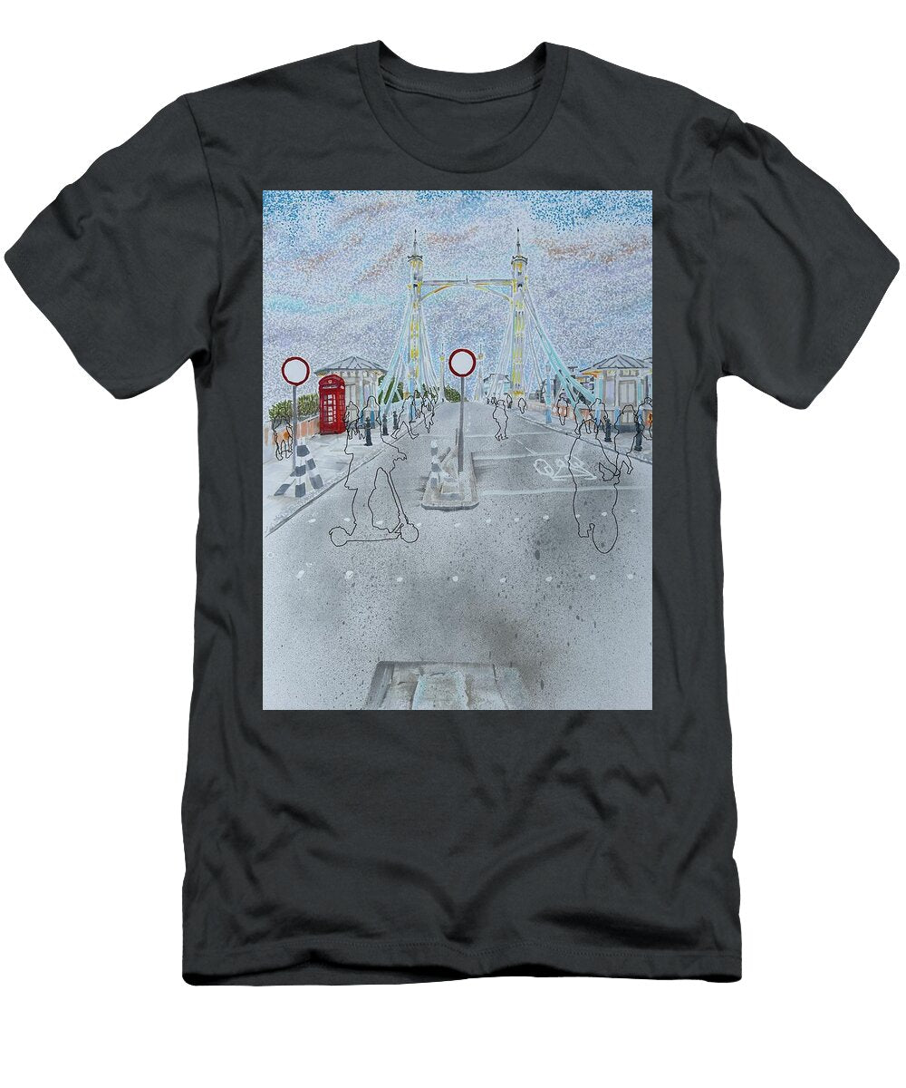 Iconic Bridges London Albert Bridge James Gardiner T-Shirt