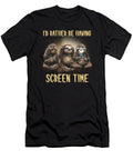 Id Rather Be Having Screen Time Funny Sloth Lover Fancy Lifestyle Art T-Shirt