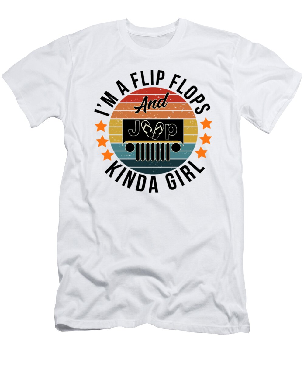 Im a Flip Flops and Jeep Kinda Girl Tinh Tran Le Thanh T-Shirt