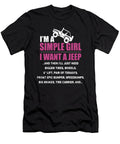 Im a Simple Girl I Want a Jeep Tinh Tran Le Thanh T-Shirt