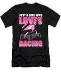 Im Just a Girl Who Loves Racing Dirt Track Racing Car Alessandra Roth T-Shirt