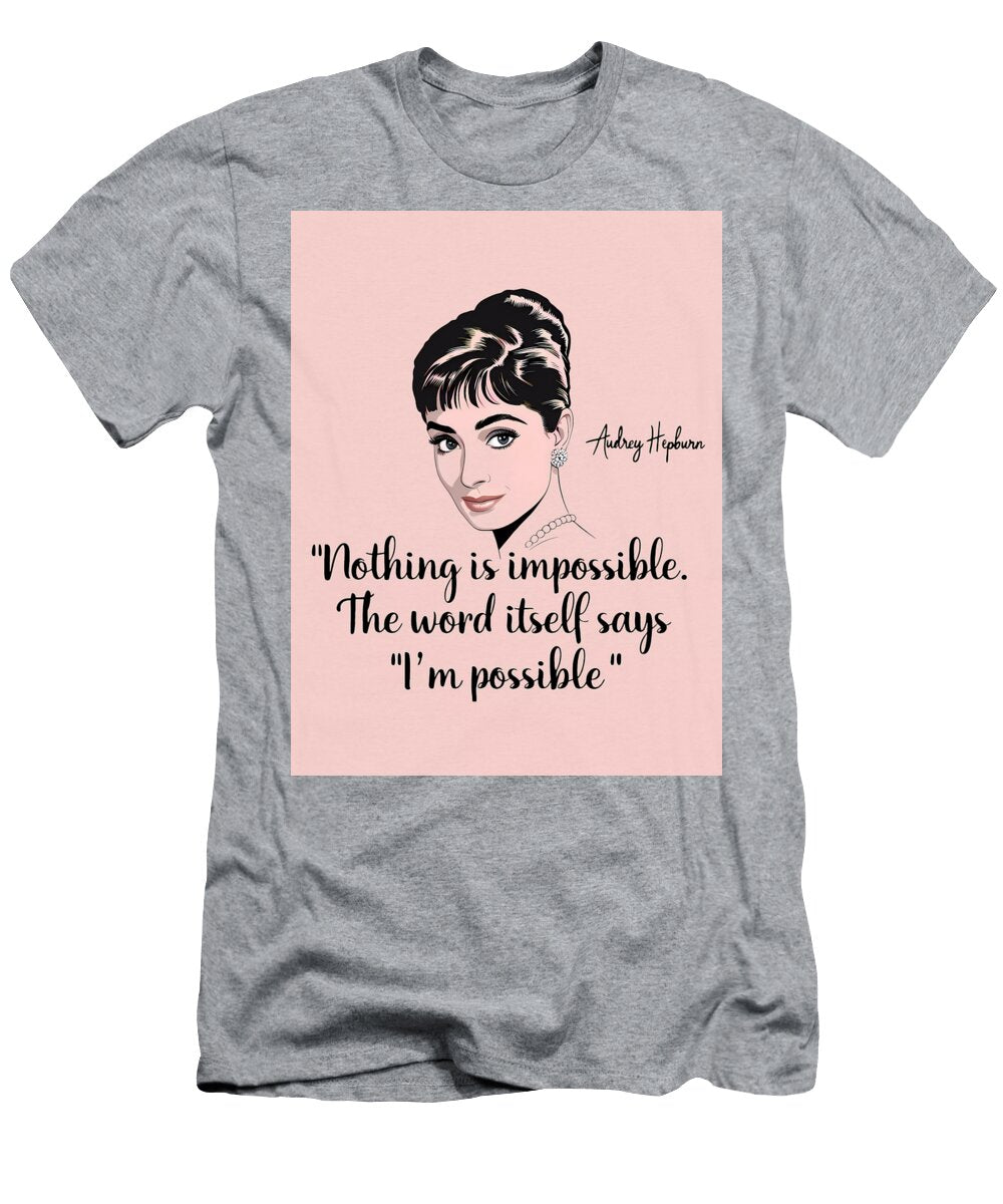 Im Possible Audrey Hepburns Iconic Optimism Ingo Klotz T-Shirt