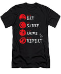 Imagine Super Power Eat Sleep Anime Repeat Japanese Cute Manga Anime Lover Otaku Gift for Fans Ezone Prints T-Shirt