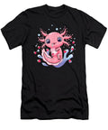 Imagine Super Power Kawaii Axolotl Strawberry Milkshake Carton Japanese Anime Retro Wave Ezone Prints T-Shirt