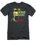 In Jesus Name I Play Vintage Drum Findla Lace T-Shirt