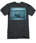 Independence Missouri Vintage Map Birds Eye View 1868 Blue Carol Japp T-Shirt