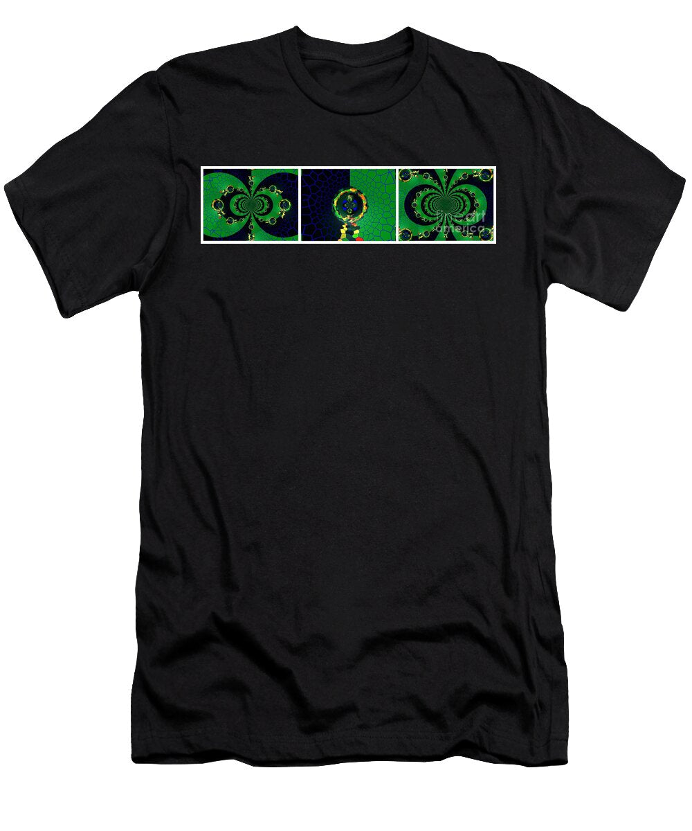 Insomnia Central Abstract Triptych Barbara Griffin T-Shirt