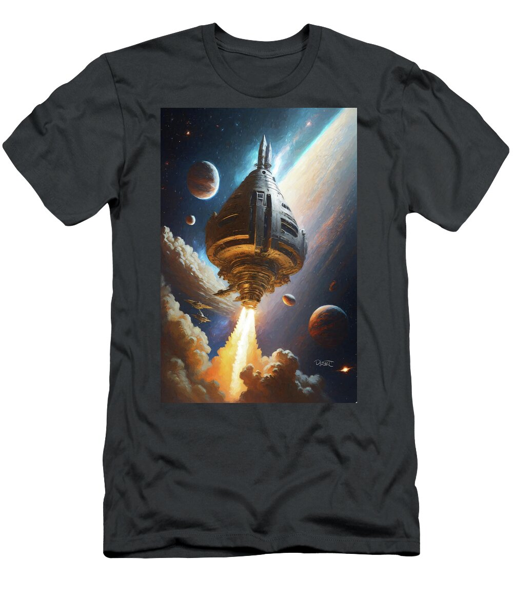 Interstellar Overdrive David Luebbert T-Shirt
