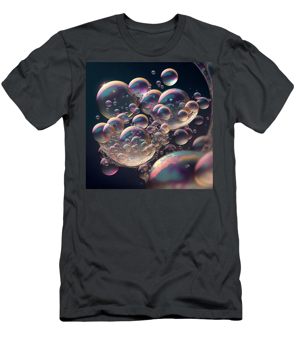 Iridescent Bubbles Leandra Ginevra T-Shirt