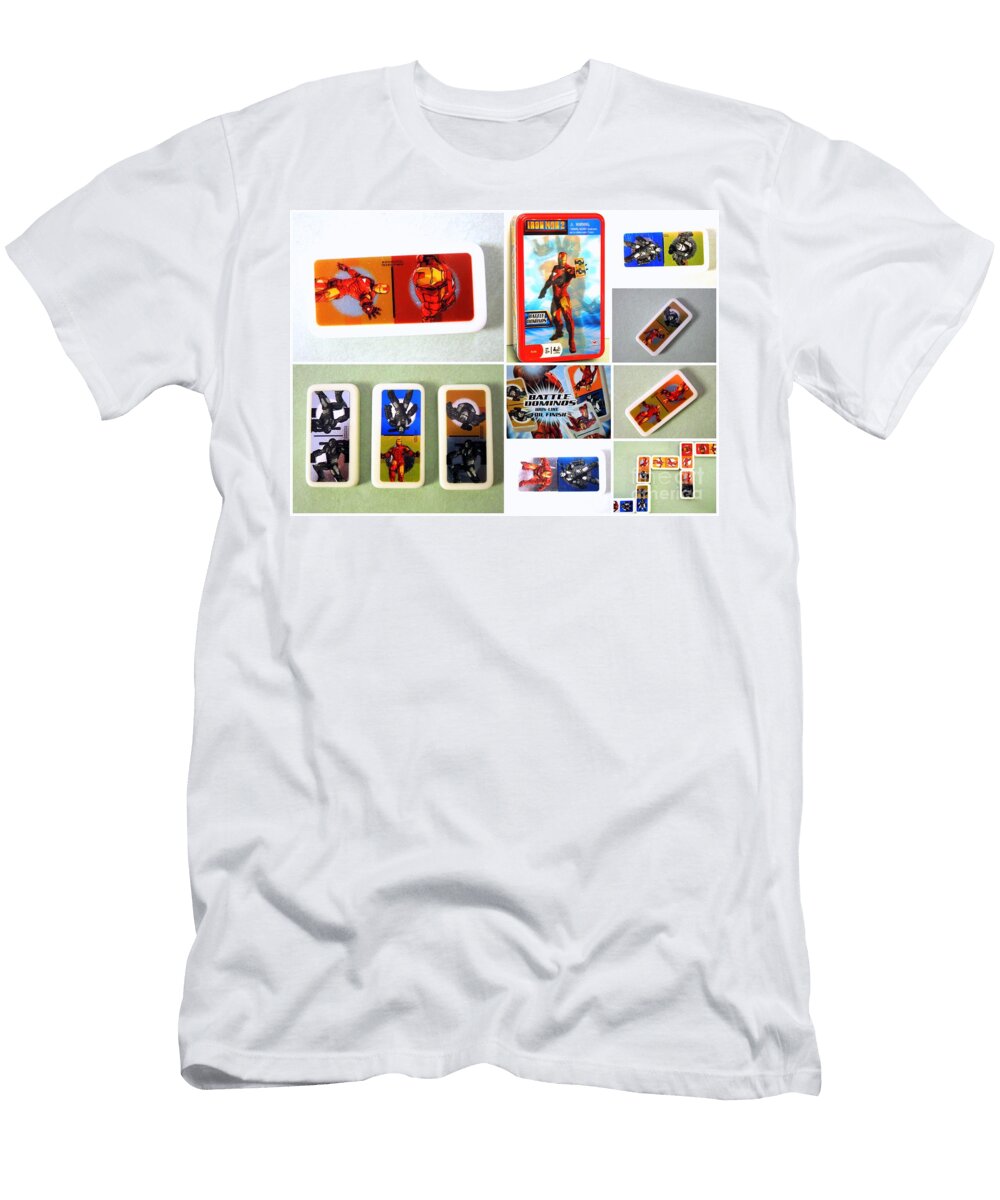Iron Man Dominos Renee Trenholm T-Shirt