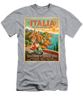 Italia Vintage Travel Poster Akira Designhouse T-Shirt