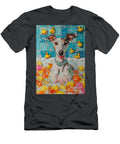 Italian Greyhound Dog Frolicking in a Bubbly Bathtub Adrien Efren T-Shirt