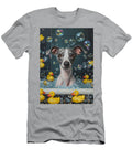 Italian Greyhound Dog in a Bubbly Bathtub Scene Adrien Efren T-Shirt